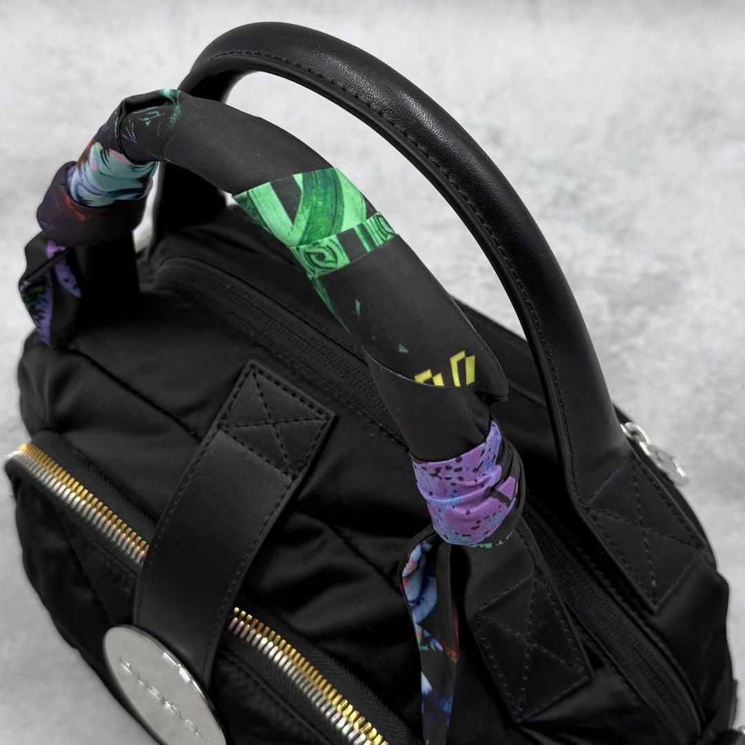 未使用級✨DIESEL LARA 2WAY サッチェルバッグ スカーフ