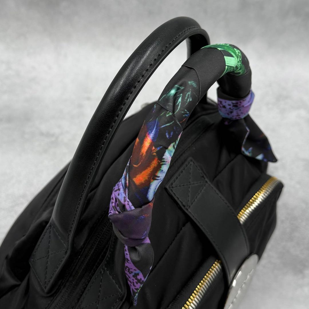 未使用級✨DIESEL LARA 2WAY サッチェルバッグ スカーフ