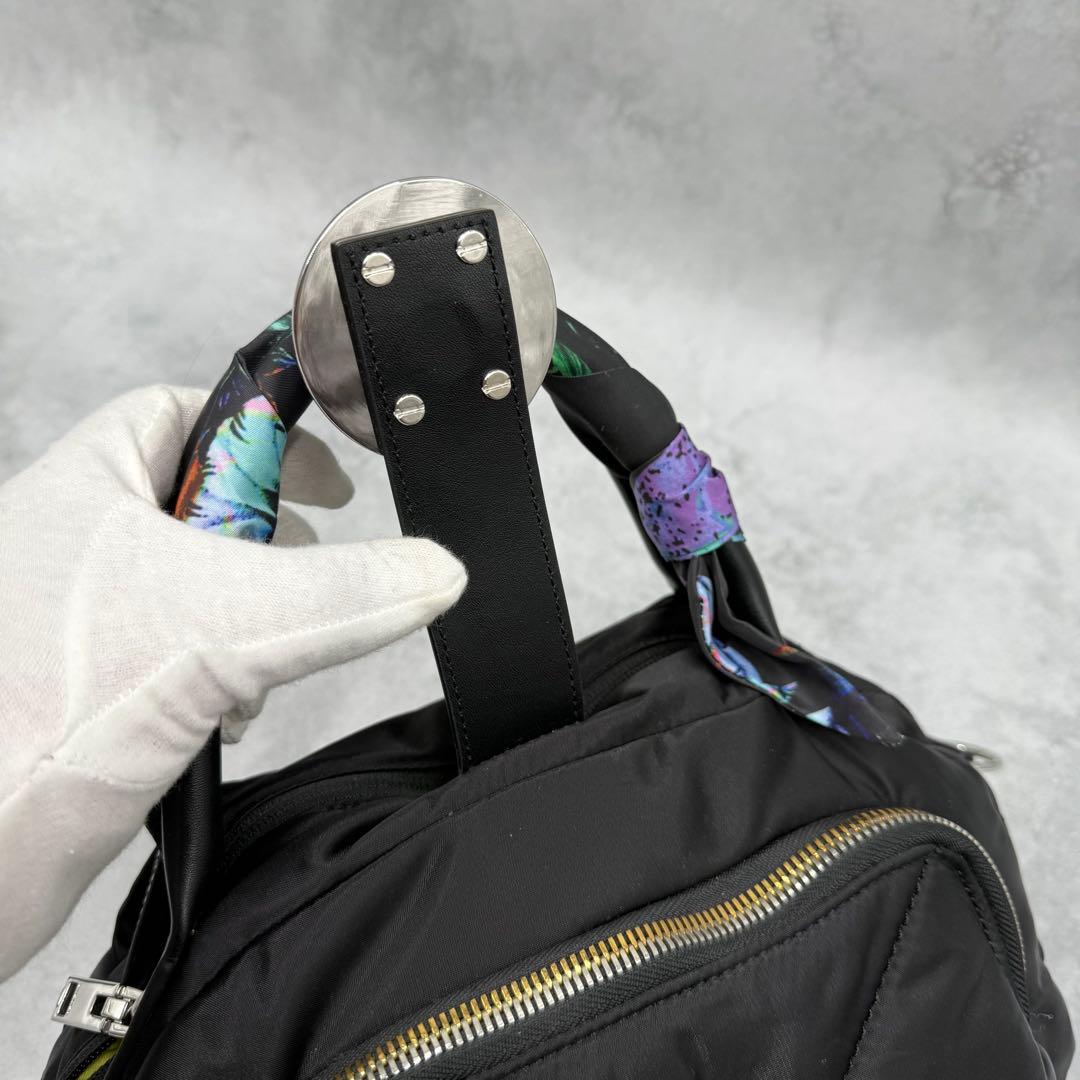 未使用級✨DIESEL LARA 2WAY サッチェルバッグ スカーフ