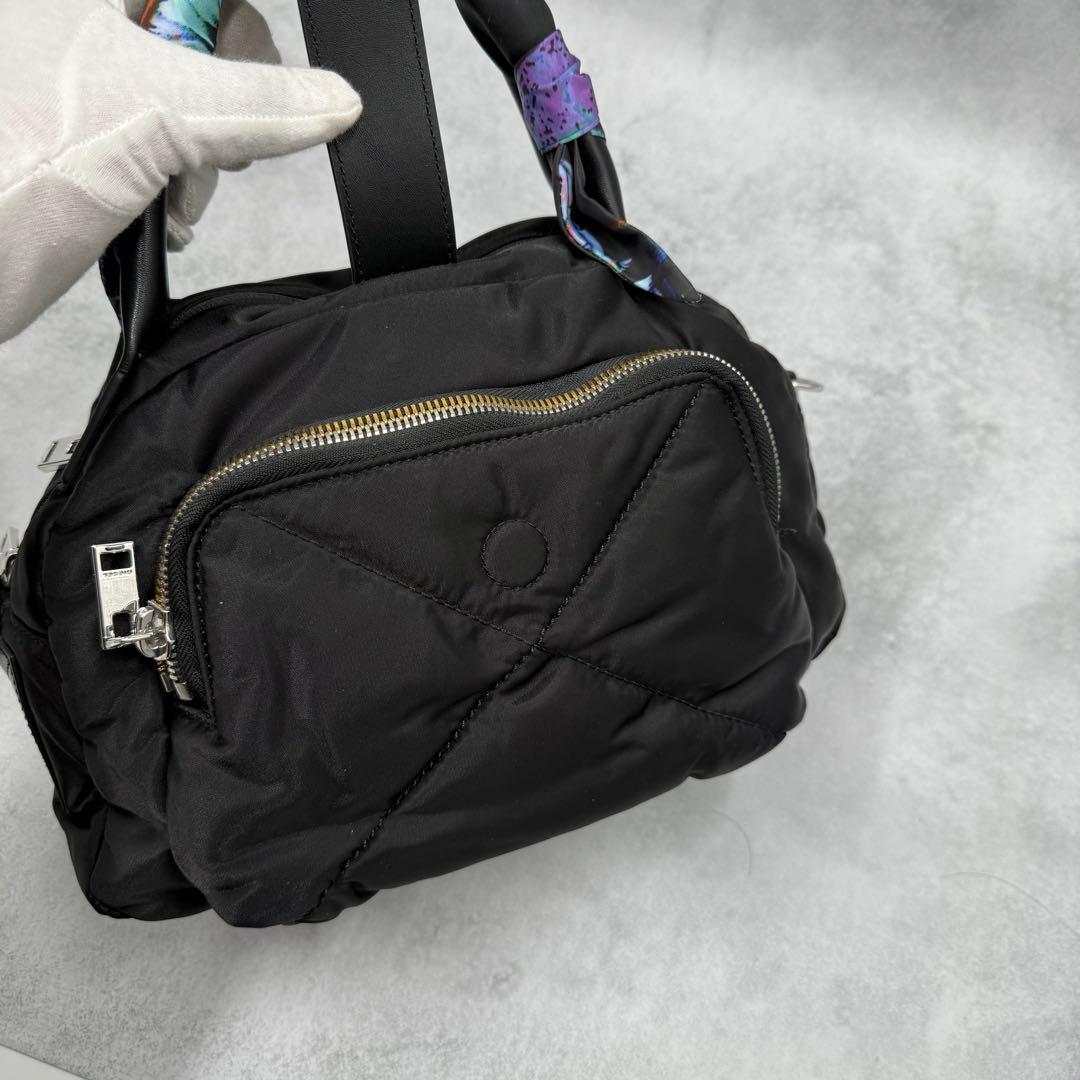 未使用級✨DIESEL LARA 2WAY サッチェルバッグ スカーフ