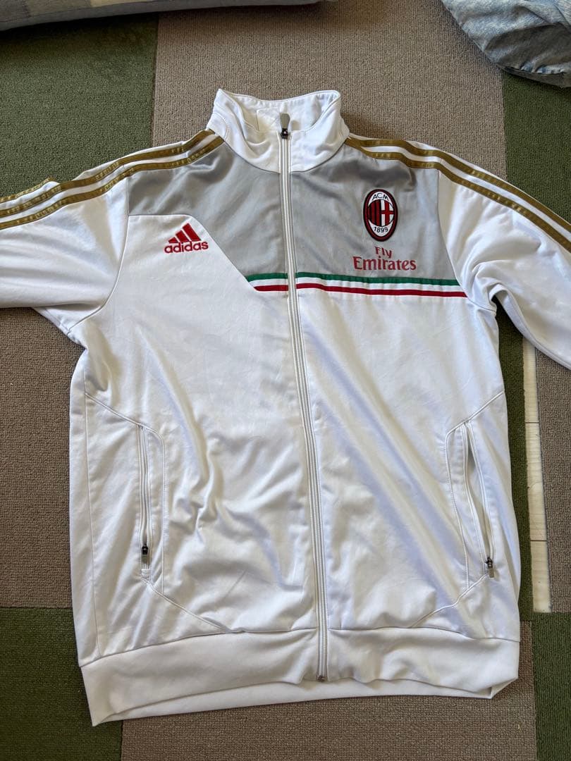 adidas ACミラン ホワイトジャージ