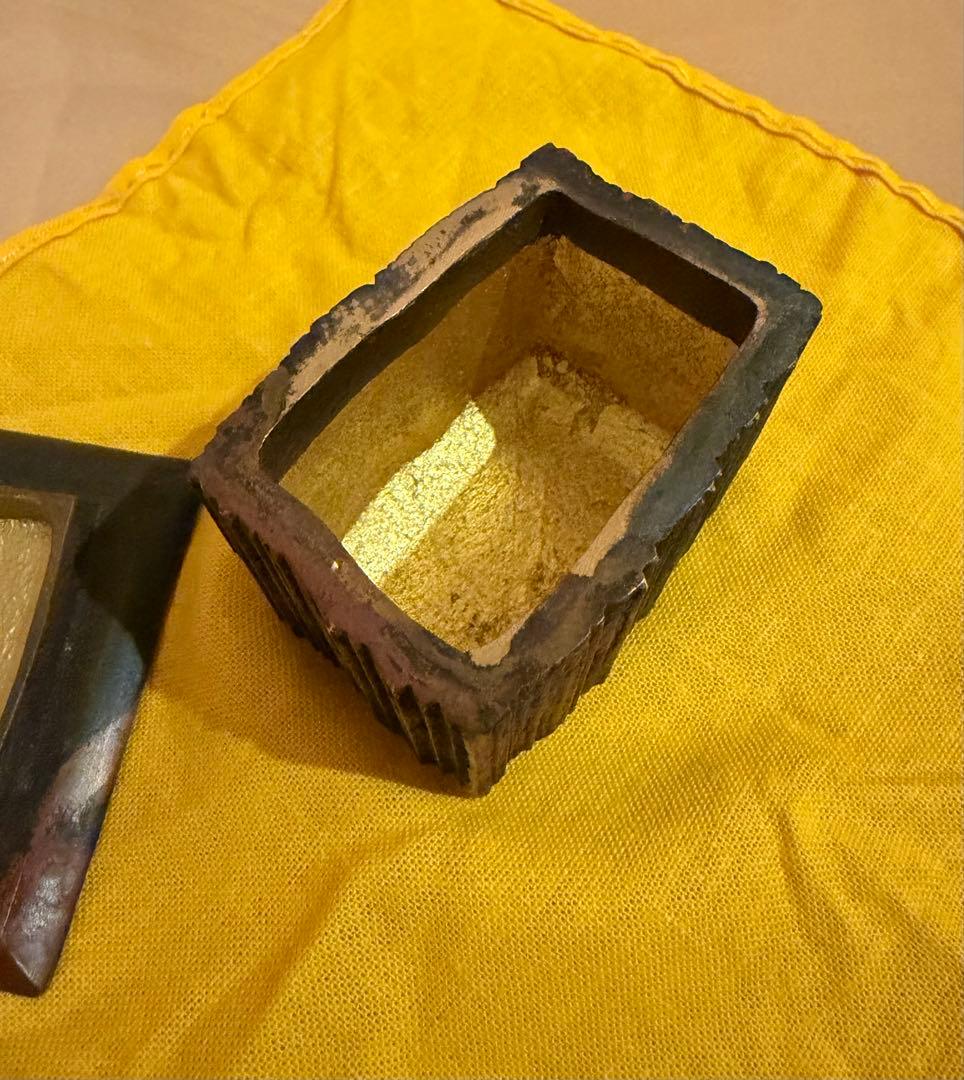 畠山耕治 ブロンズ小箱 共箱付 2009年作（Bronze Box）