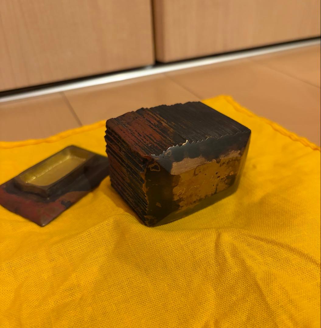 畠山耕治 ブロンズ小箱 共箱付 2009年作（Bronze Box）