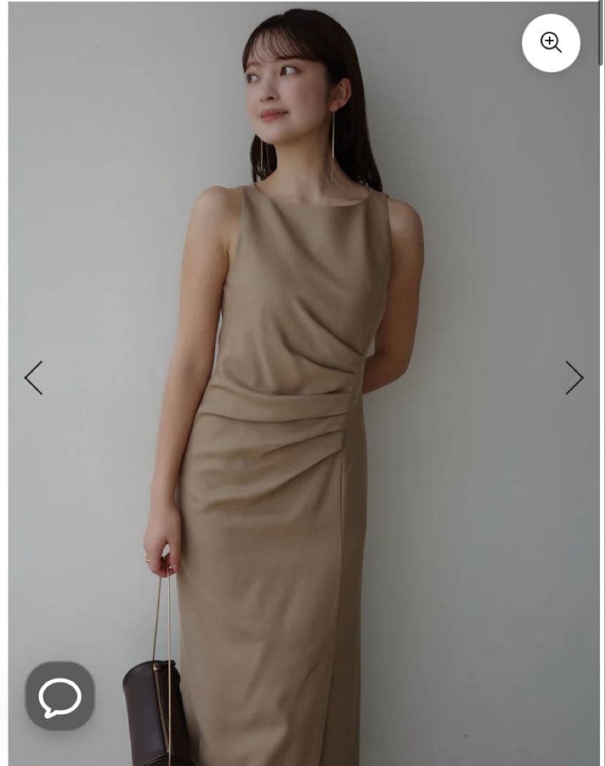 【新品】アニュアンス　アシメタックナローワンピース