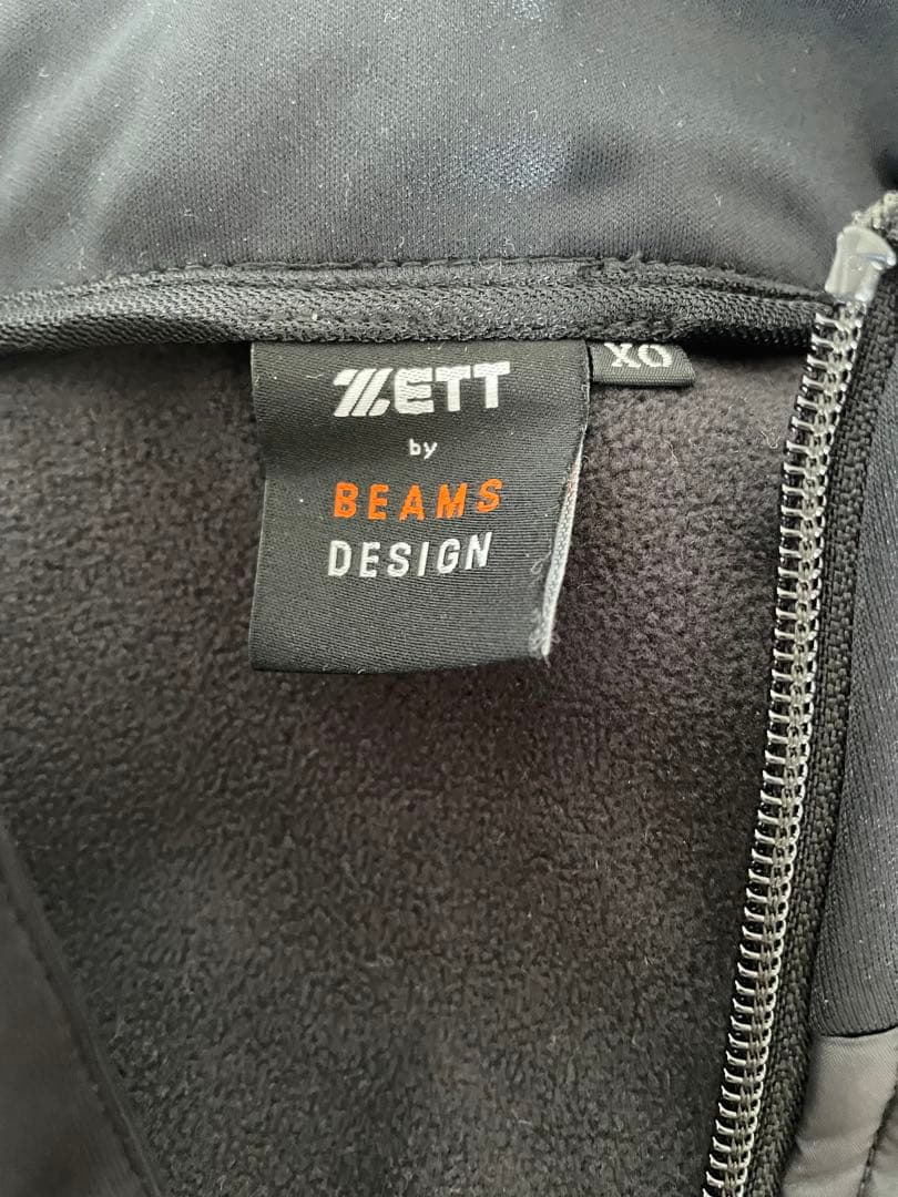 【BEAMS DESIGN 】ZETT セットアップ ブラック　XO 野球