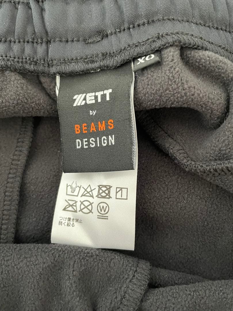 【BEAMS DESIGN 】ZETT セットアップ ブラック　XO 野球