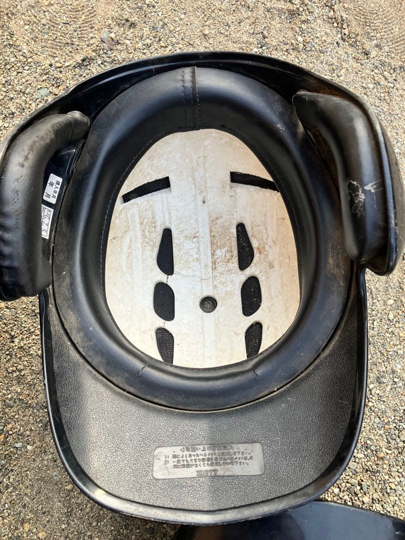 バッター用ヘルメット 4個セット 黒、紺