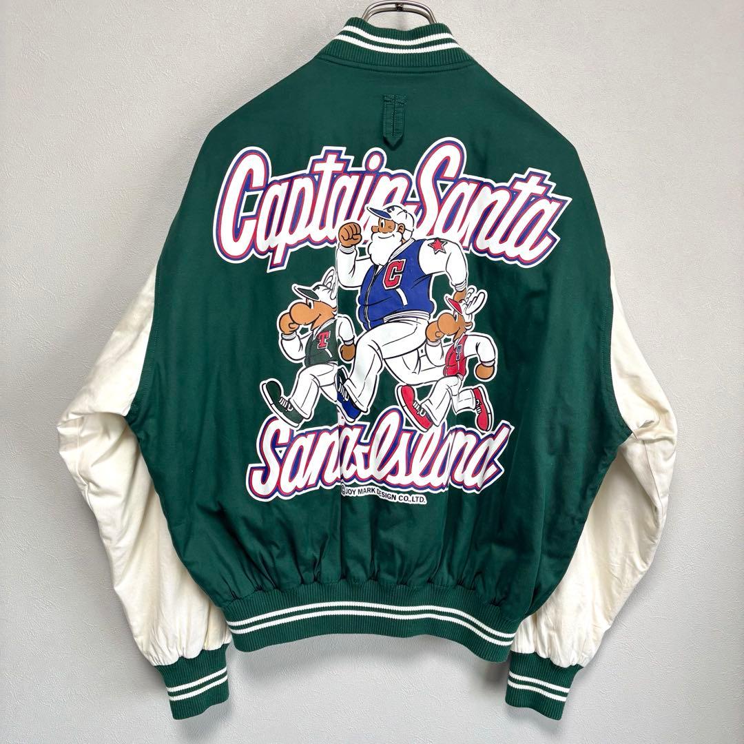 緑 captainSanta キャプテンサンタ スタジャン ブルゾン ジャケット