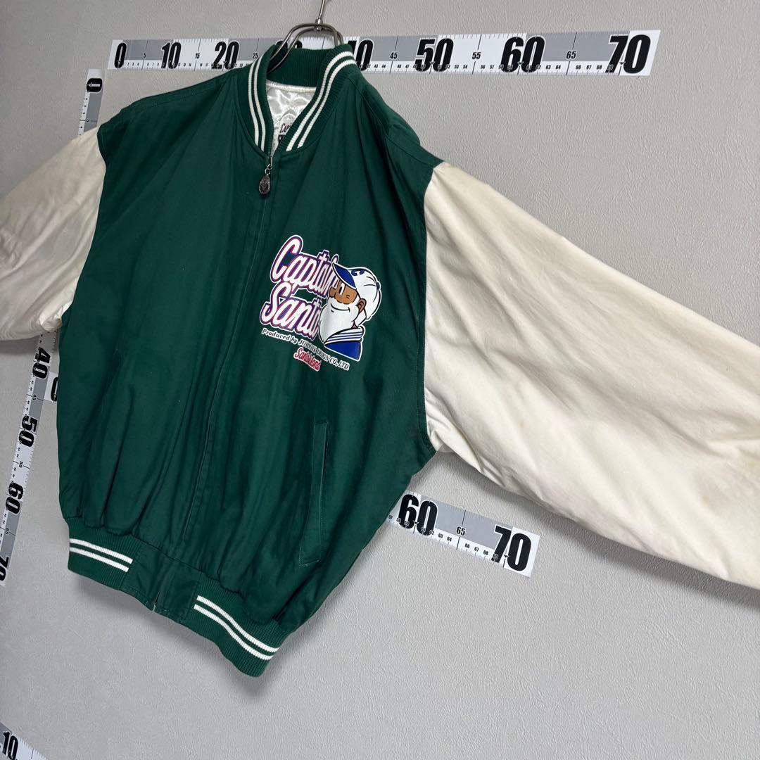 緑 captainSanta キャプテンサンタ スタジャン ブルゾン ジャケット