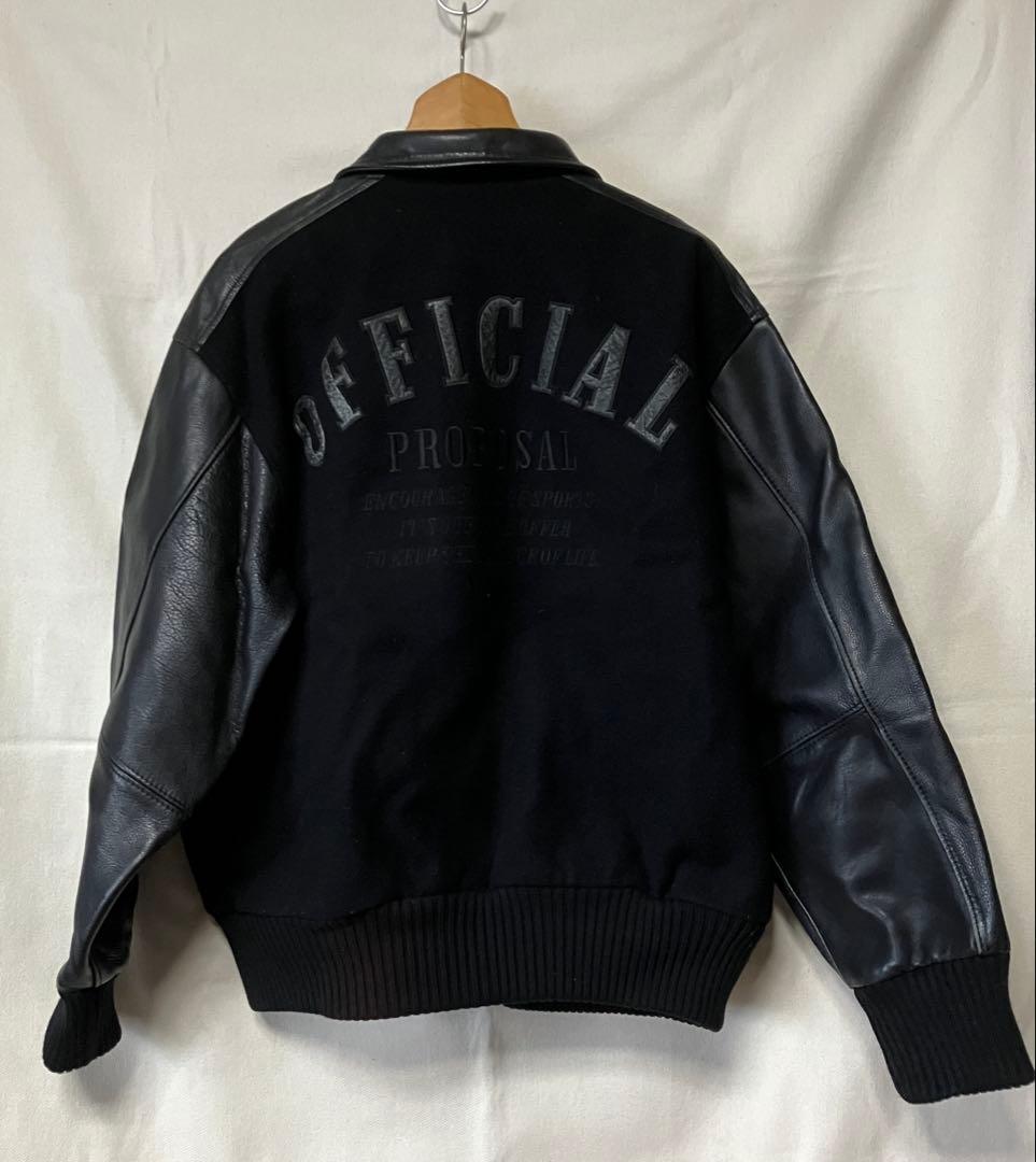 80s VAN スタジャン 黒 L〜XL 牛本革使用 IVY アイビー レザー