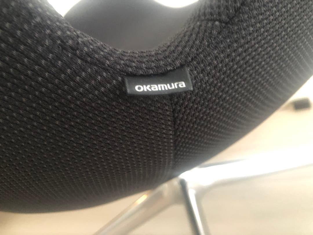 オカムラ フロックスチェアシリーズ ラウンジチェア MG13GG FRV1 中古