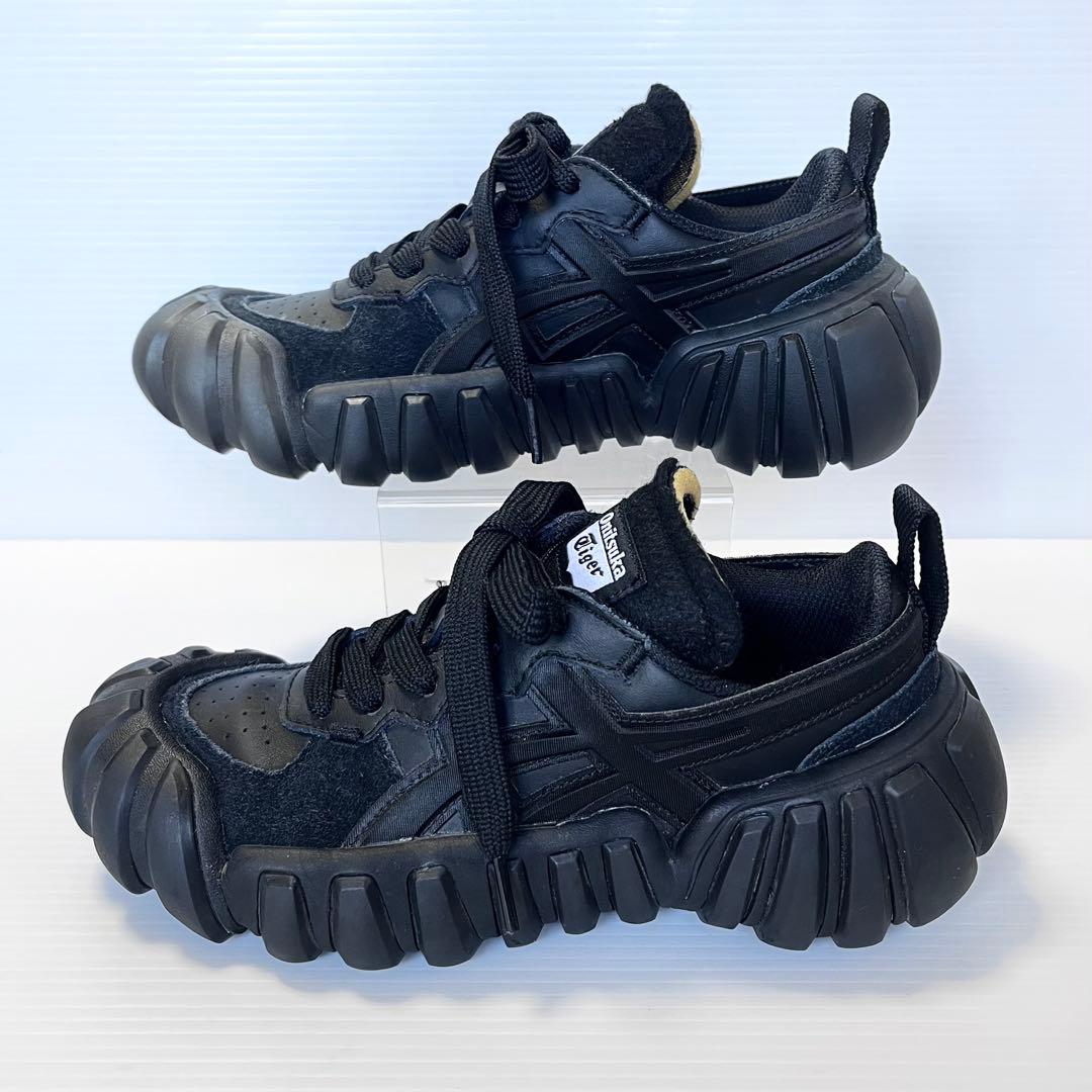 美品✨ オニツカタイガー デンティグレ LS オールブラック 23.0cm