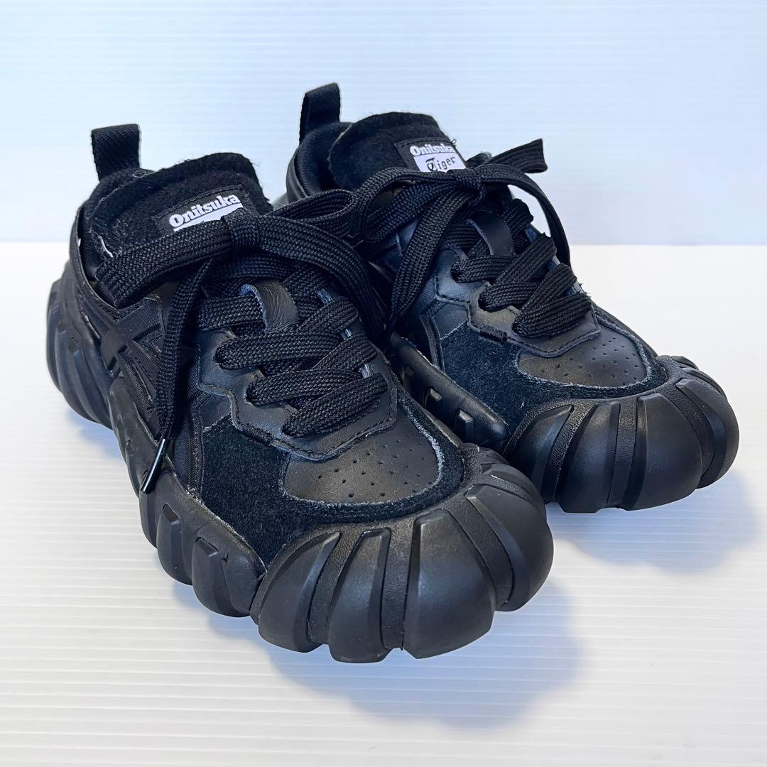 美品✨ オニツカタイガー デンティグレ LS オールブラック 23.0cm