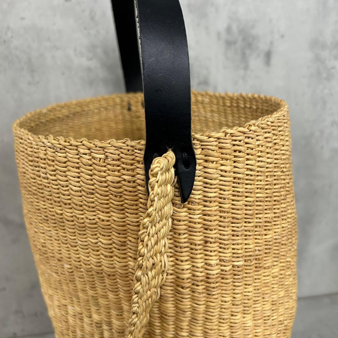 美品 INES BRESSAND RIBBON TAIL バッグ かご バッグ