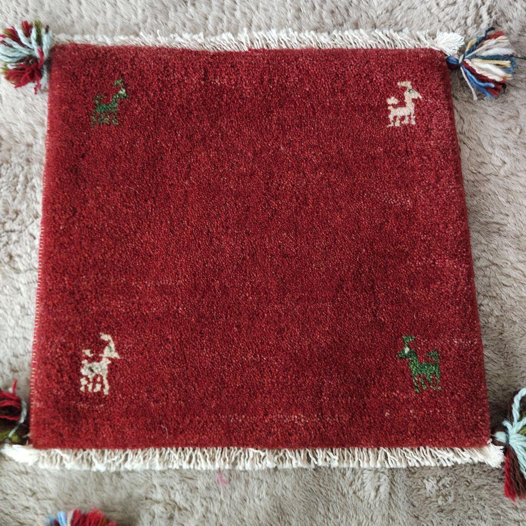 ギャッベ 座布団 チェアマット 6枚セット