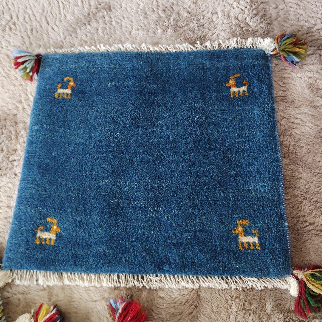 ギャッベ 座布団 チェアマット 6枚セット