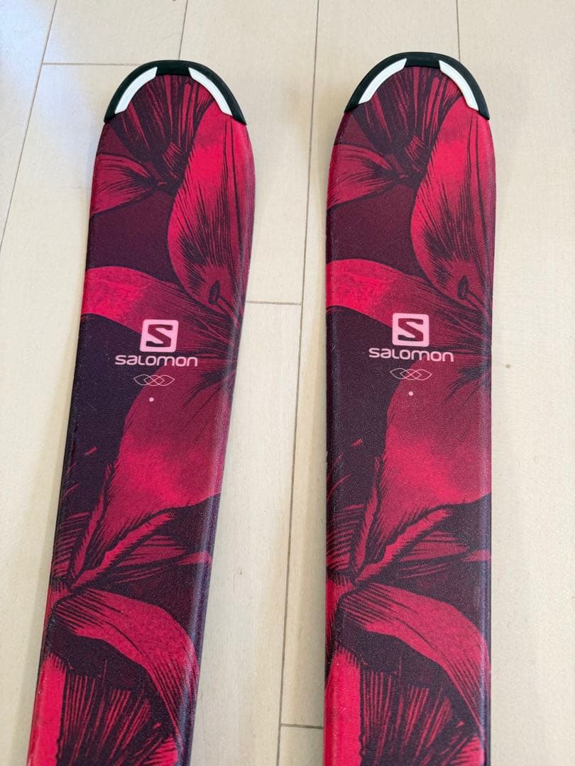 サロモン　スキー板　QSTLUX Jr M 130センチ　スキーケース付き