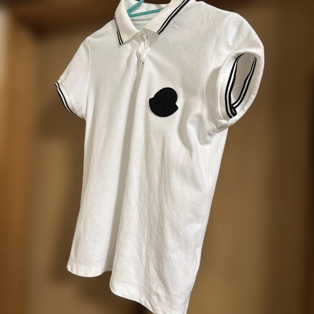 MONCLER ホワイトポロシャツ