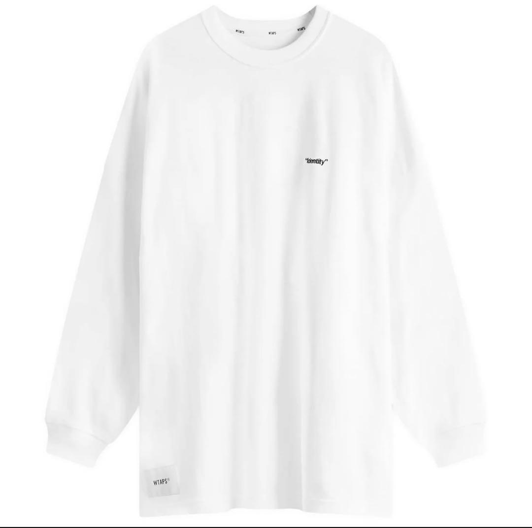 WTAPS identity ロンT 白 Mサイズ 長袖 ロングスリーブ 新品