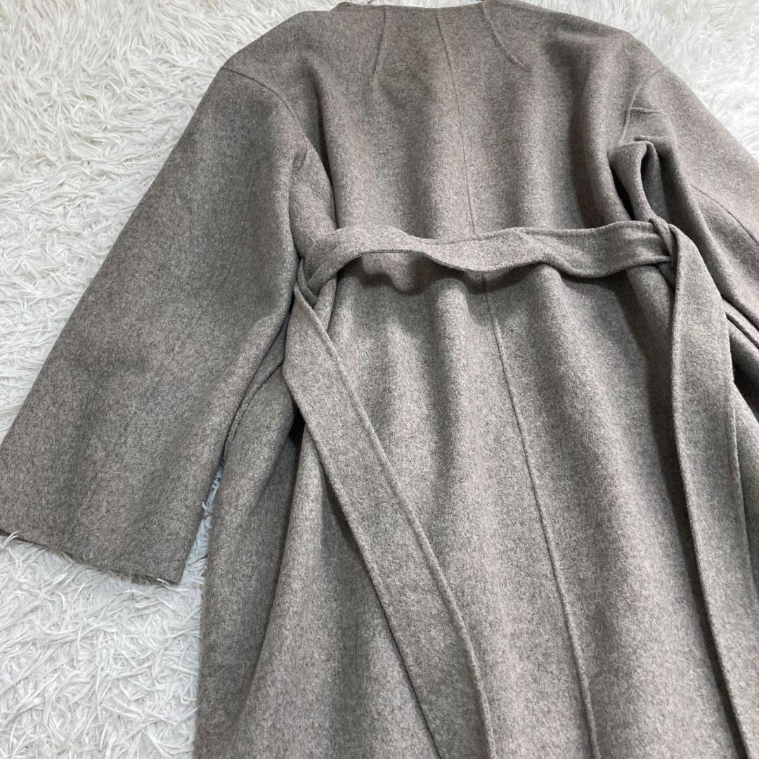 17032✨イエナ マンテコ ダブルフェイス リバーコート ベルテッドコート