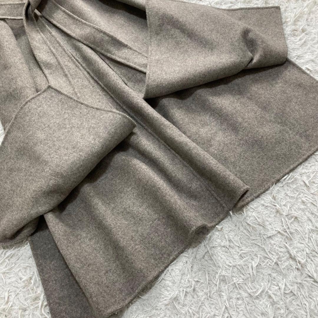 17032✨イエナ マンテコ ダブルフェイス リバーコート ベルテッドコート