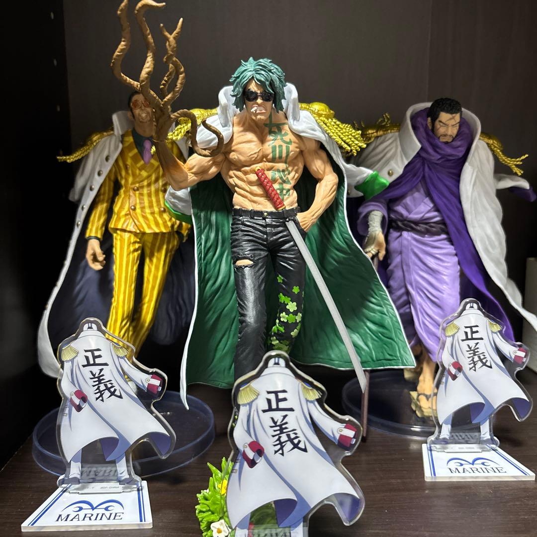 ワンピース　一番くじ　フィギュア　海軍大将　絶対的正義