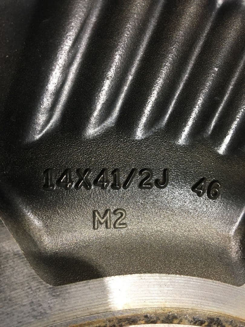 日産サクラ　BA6W アルミホイール2本