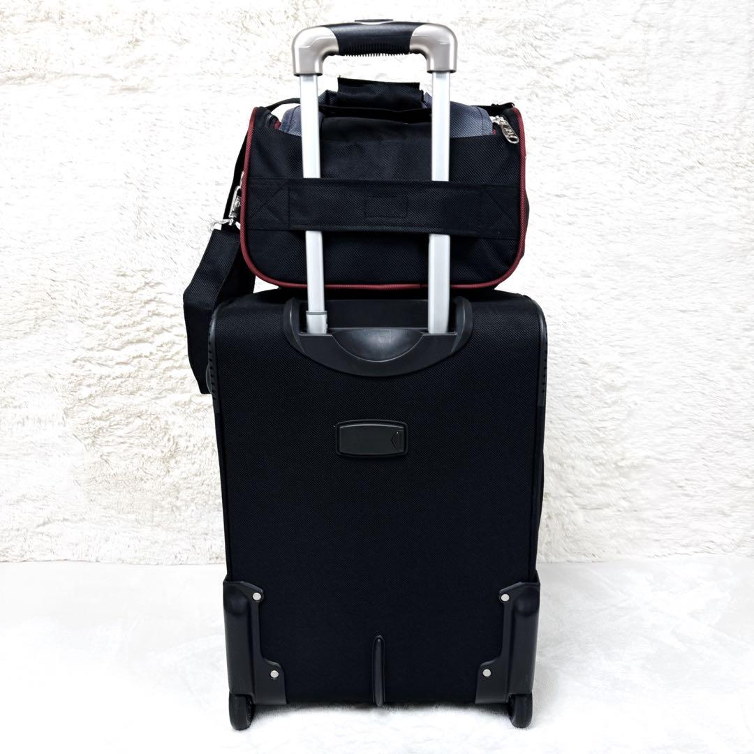 美品✨ 伊太利屋　2点セット　スーツケース ミニボストン ショルダー　レオパード