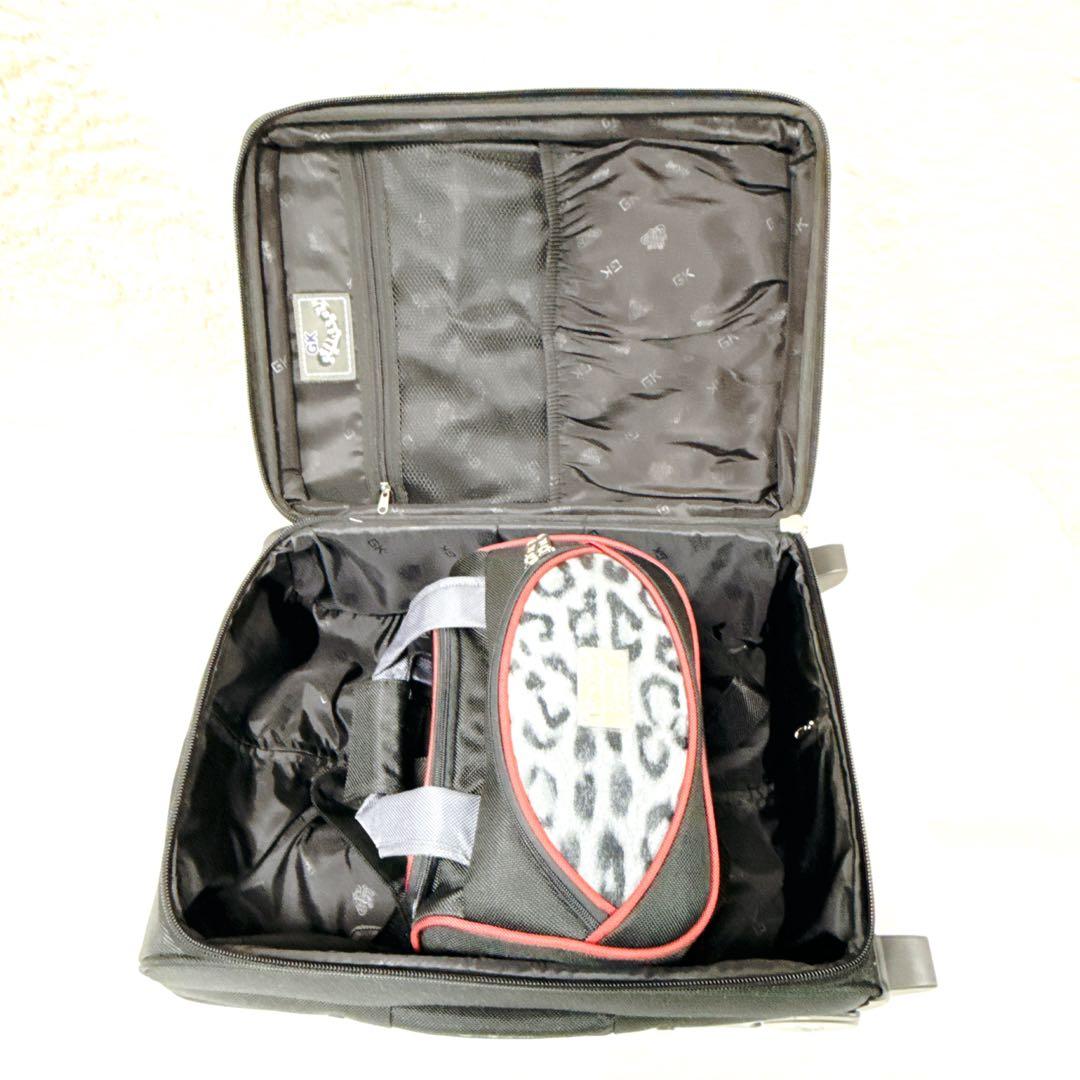 美品✨ 伊太利屋　2点セット　スーツケース ミニボストン ショルダー　レオパード