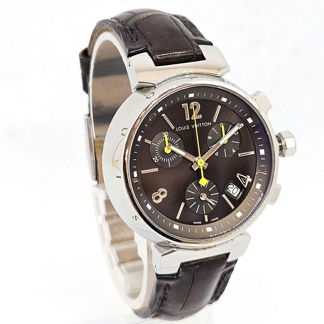 ルイヴィトン Q1321 タンブール クロノグラフ 箱付き