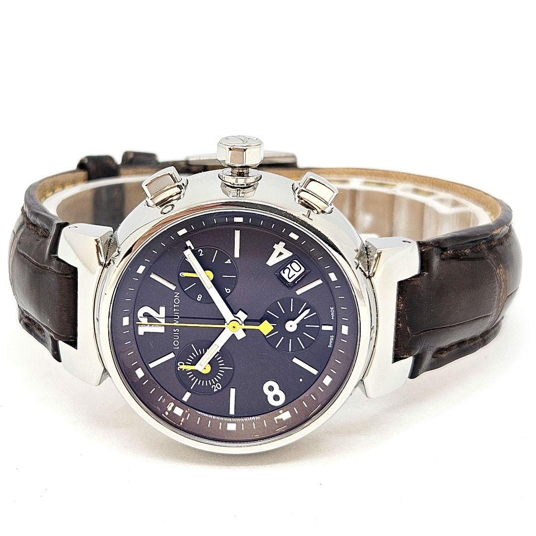 ルイヴィトン Q1321 タンブール クロノグラフ 箱付き