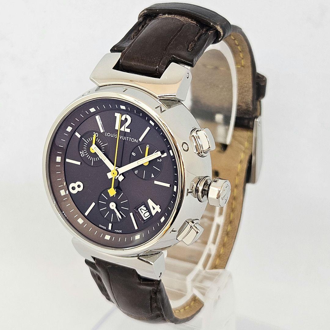 ルイヴィトン Q1321 タンブール クロノグラフ 箱付き