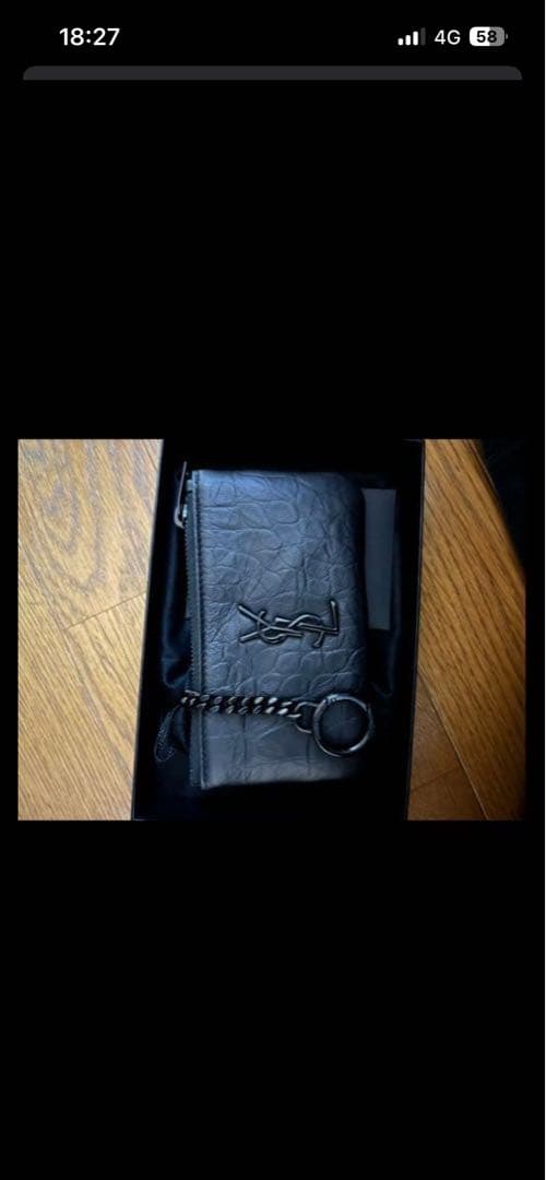 Saint Laurent ブラック キーケース