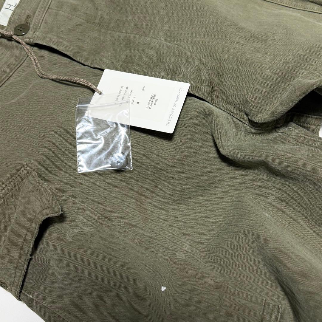 25AW HERILL ヘリル　M-43 HBT カーゴパンツ　2 カーキ