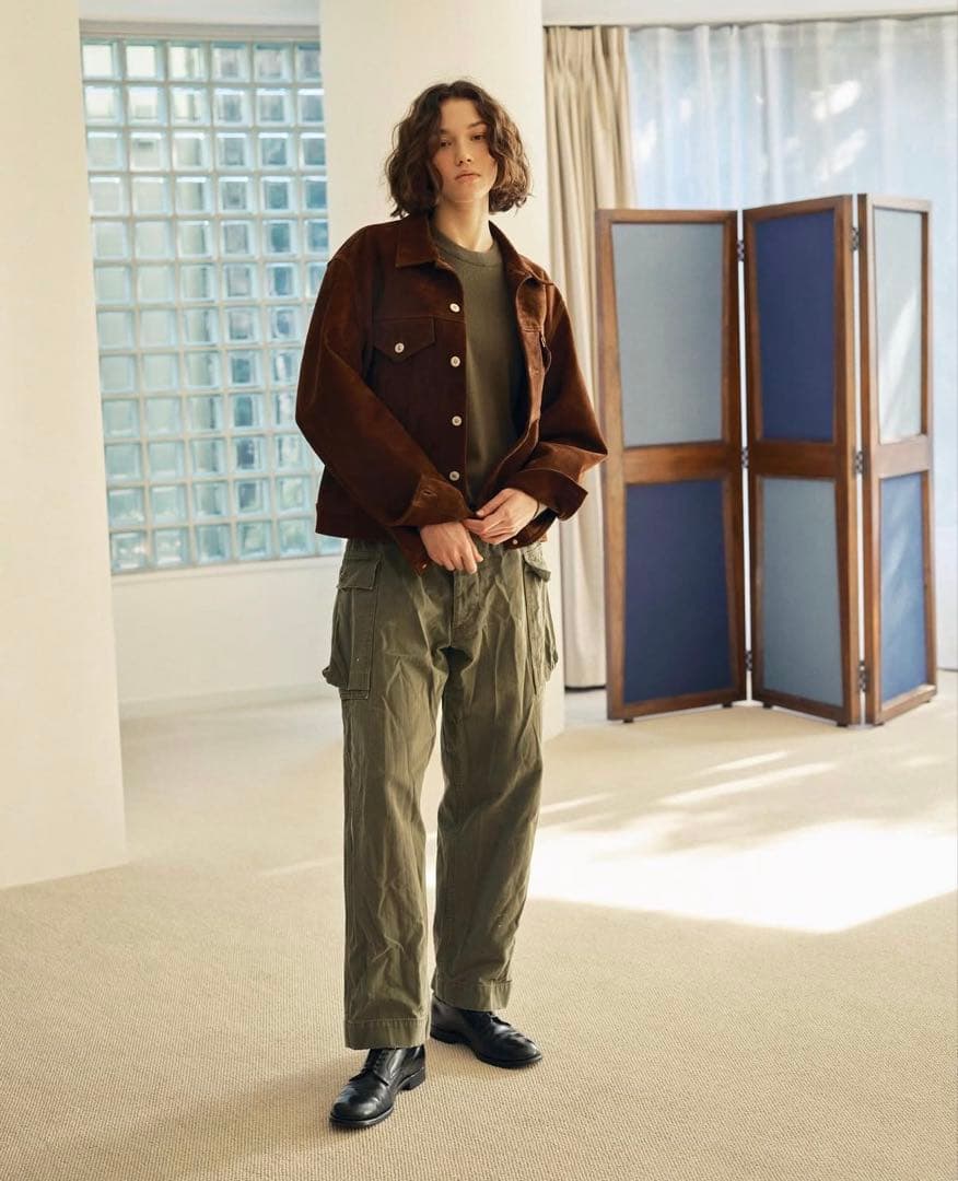 25AW HERILL ヘリル　M-43 HBT カーゴパンツ　2 カーキ