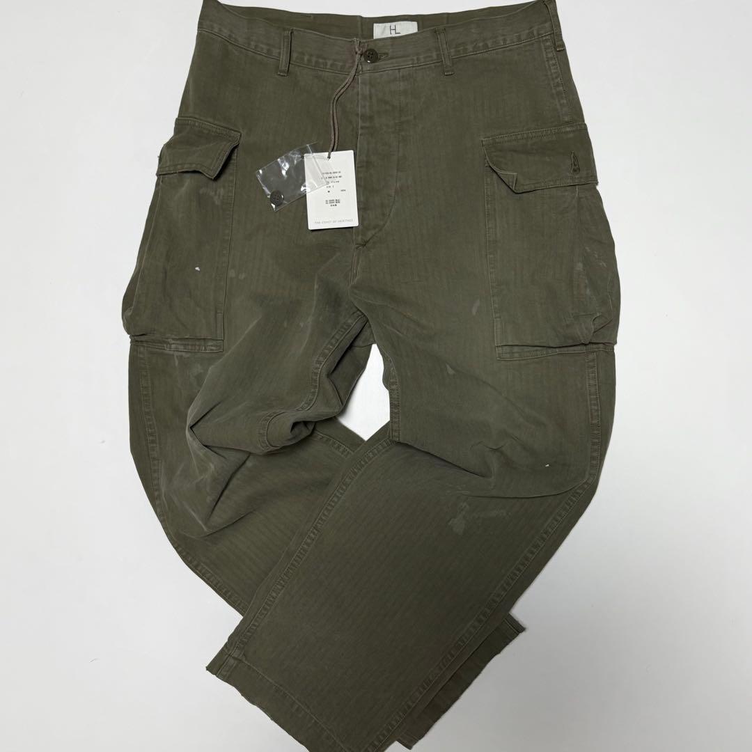 25AW HERILL ヘリル　M-43 HBT カーゴパンツ　2 カーキ