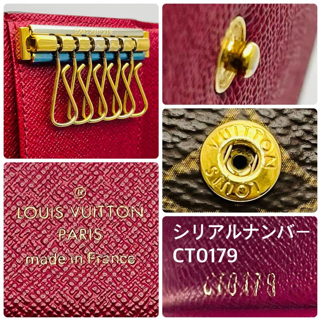 ルイヴィトン 　キーケース　 モノグラム　ミュルティクレ　６　フューシャ