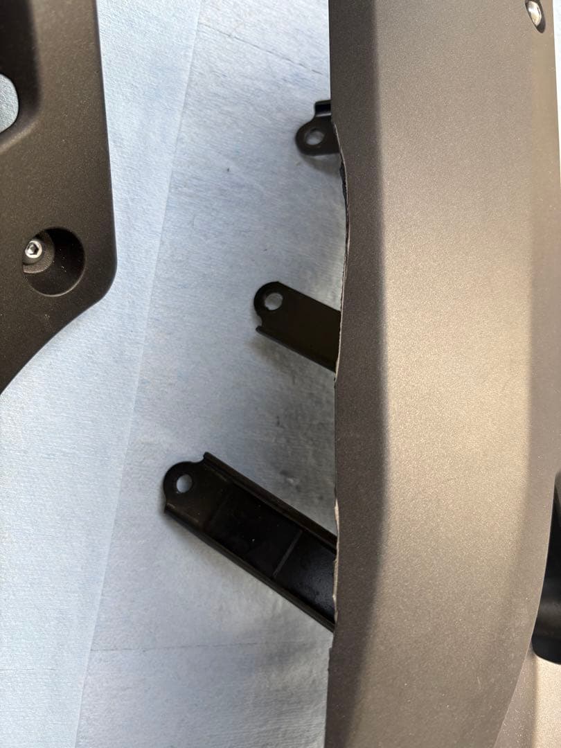 バイク フェアリングサイドパネル マットブラック