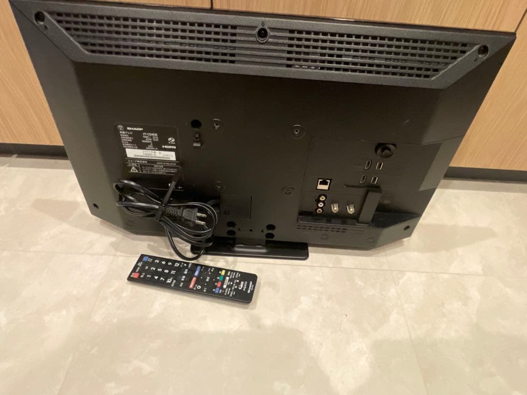 2024年　SHARP 24型液晶テレビAQUOS 2T-C24DE-B