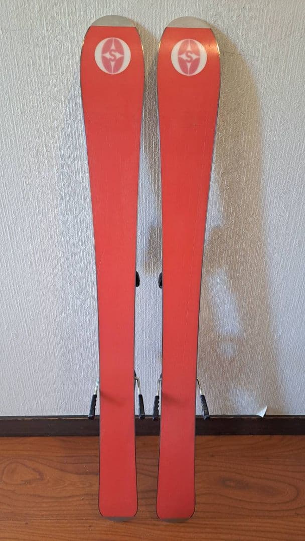 オガサカジュニアスキー板　J2 90cm　ビンディング付き