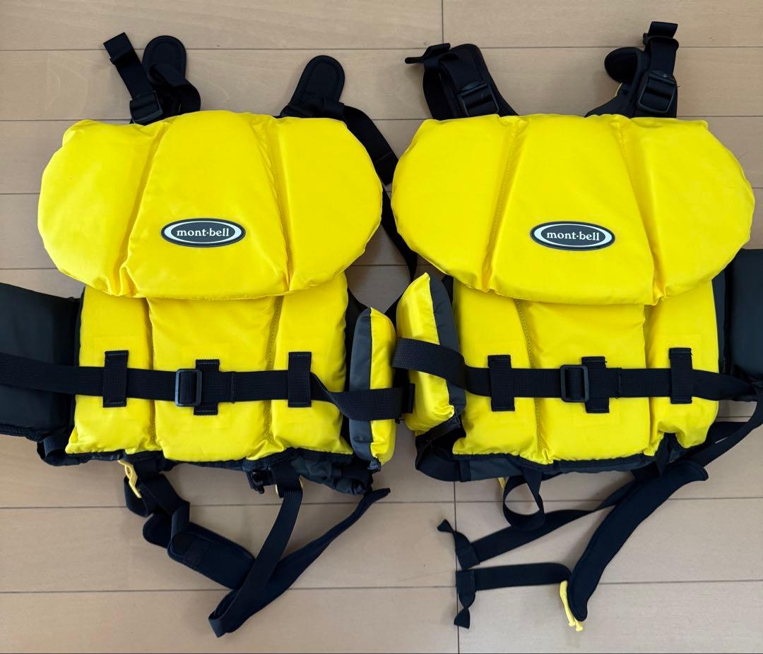 モンベル キッズ ライフジャケット 2点セット
