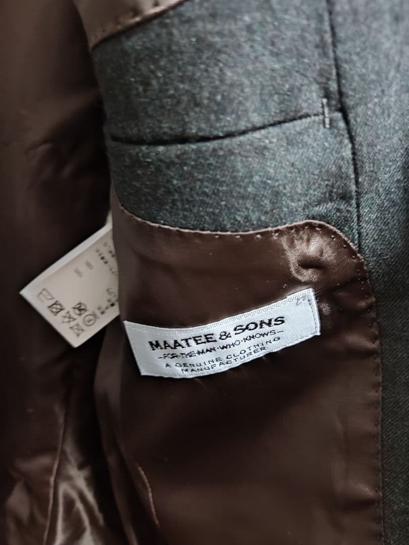 MAATEE & SONS 極上フランネルシングルテーラード　サイズ2