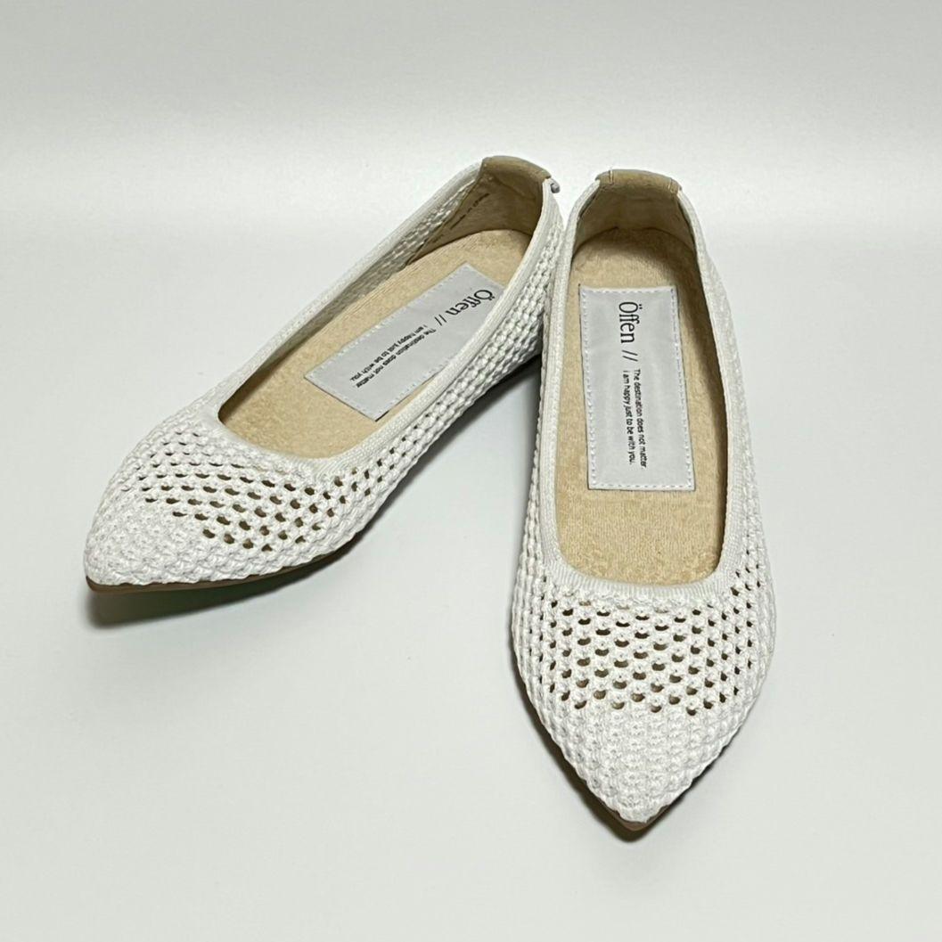 新品級✨️ 付属品付き Öffen オッフェン メッシュ パンプス 24cm