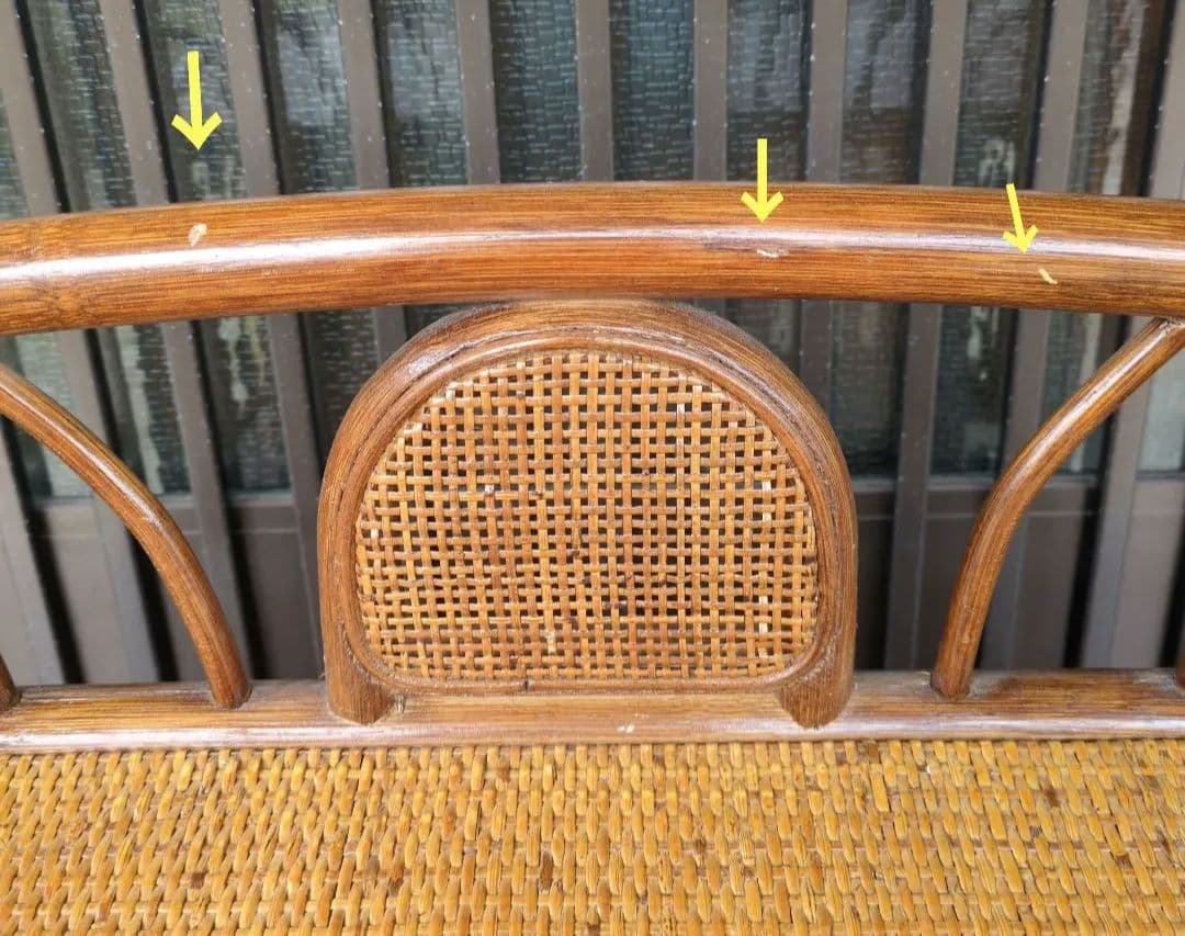 ラタン製シューラック ６段　収納