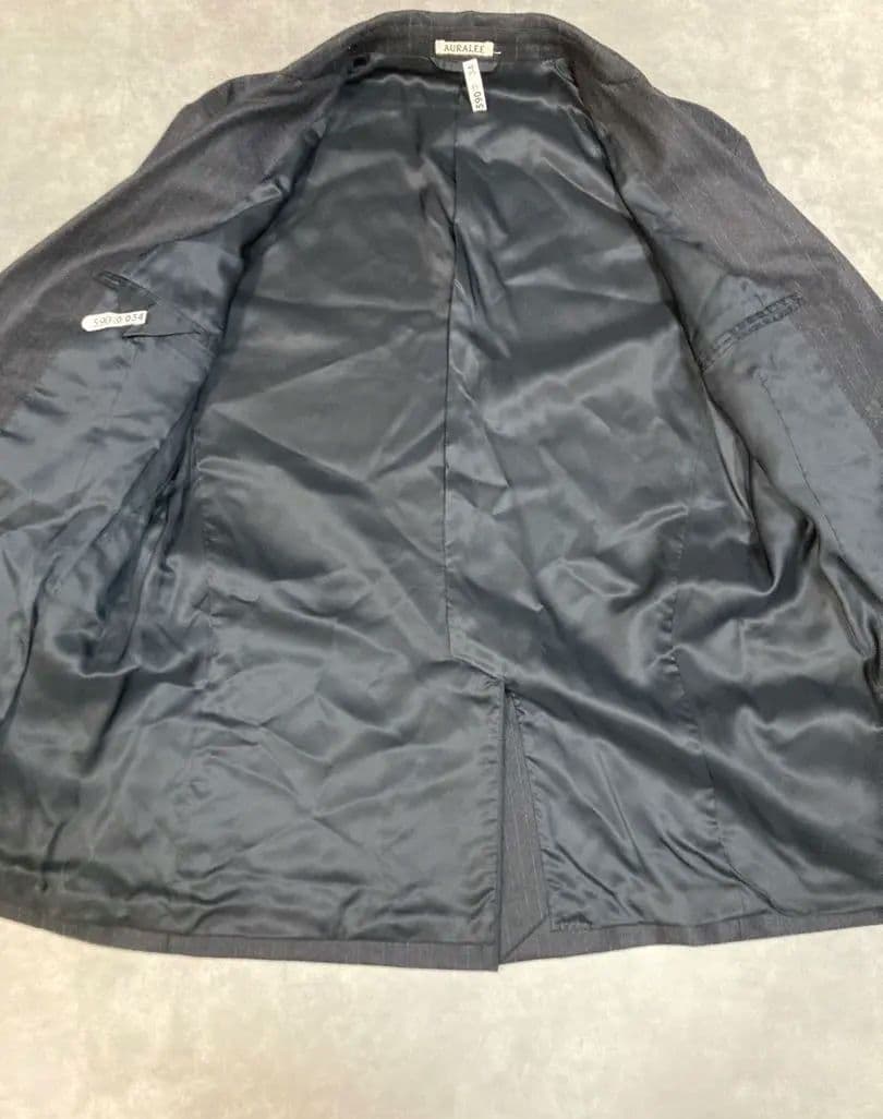 Y*K様 オーラリー WOOL FULLING FLANNEL STRIPE J