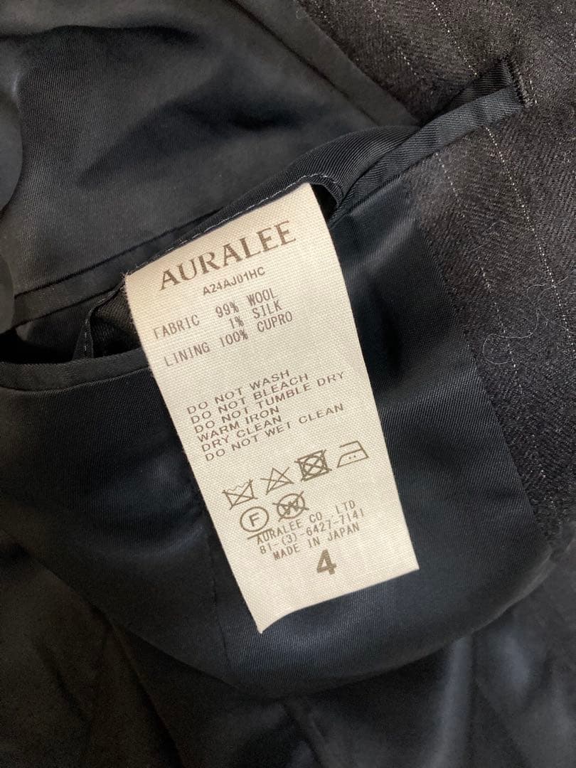 Y*K様 オーラリー WOOL FULLING FLANNEL STRIPE J