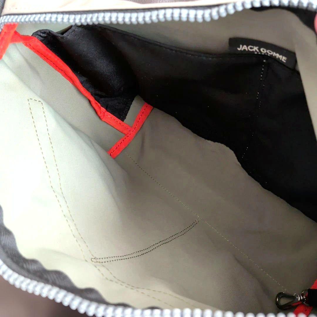 Jack Gomme グレー ナイロン ショルダーバッグ サコッシュ 軽量
