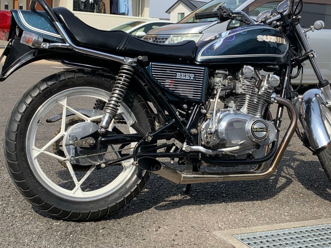 SUZUKI GS400 外装 セット 一式 BEET 3段 三段 シート