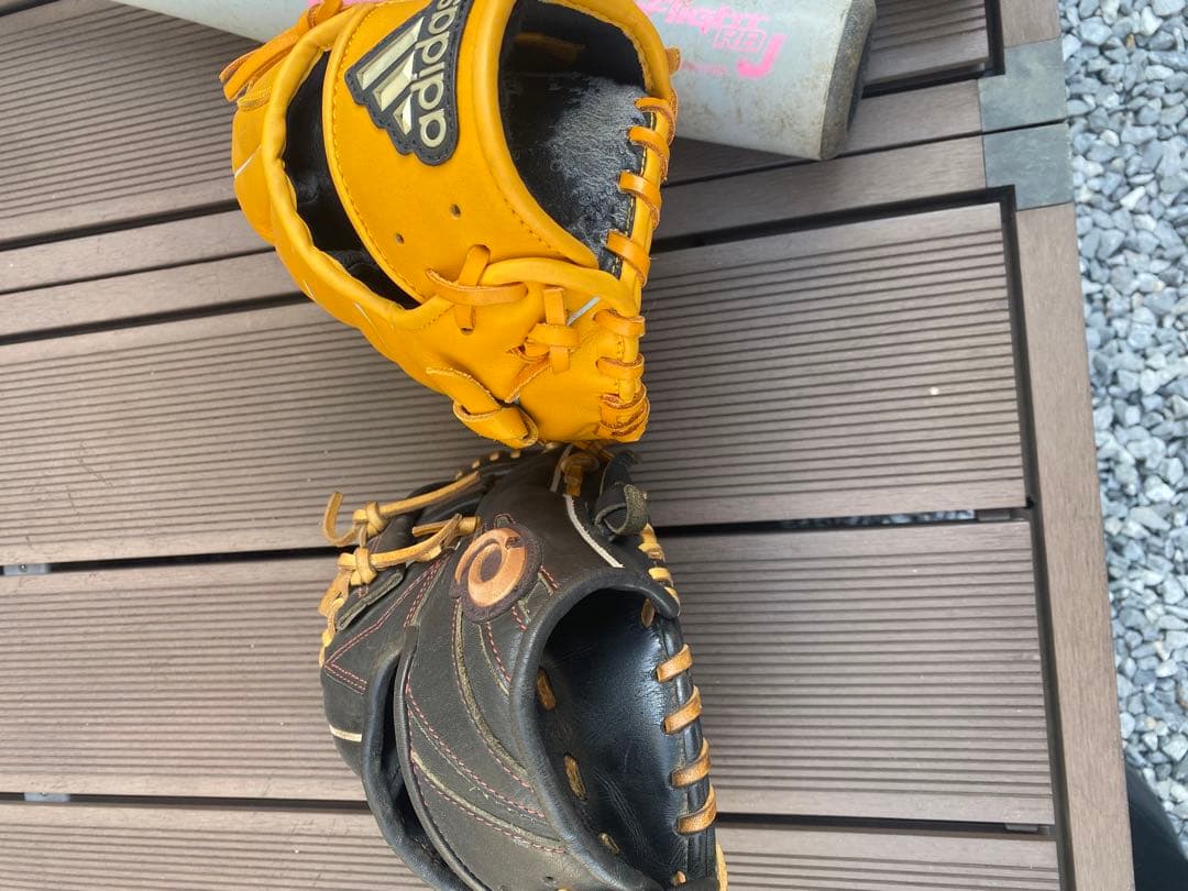 野球　グローブ　バット　セット