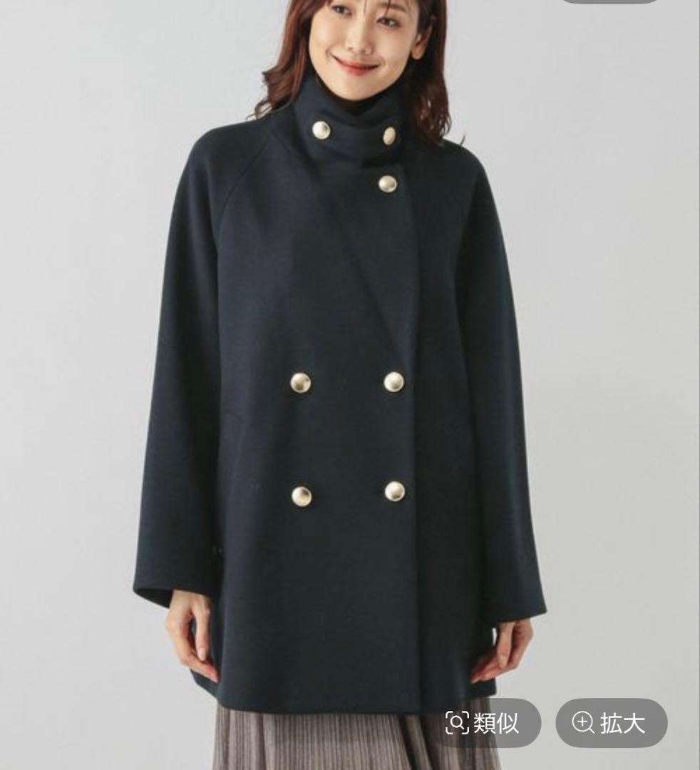 【新品】2wayコート　ネイビー　グローバルワーク